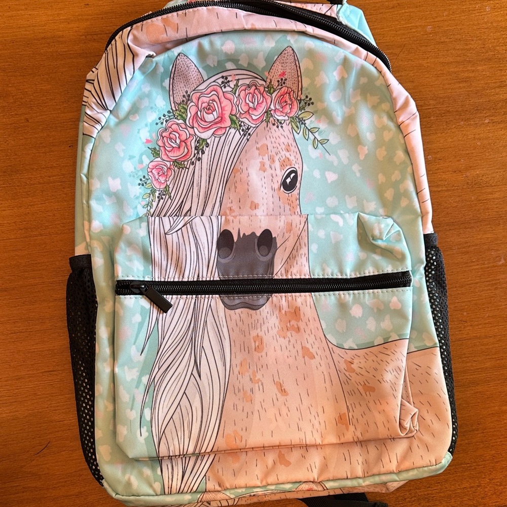 New backpack horse colorful design